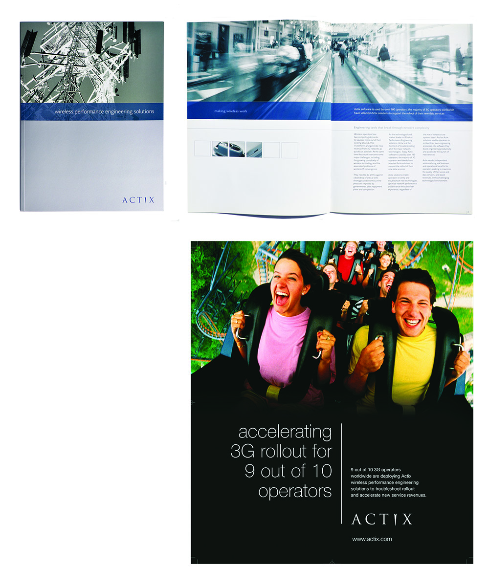 Actix Corporate Literature And Printed Advertising